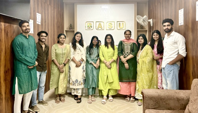 Navratri celebration amongst BASU staff